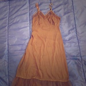 Vintage brown slip dress 36